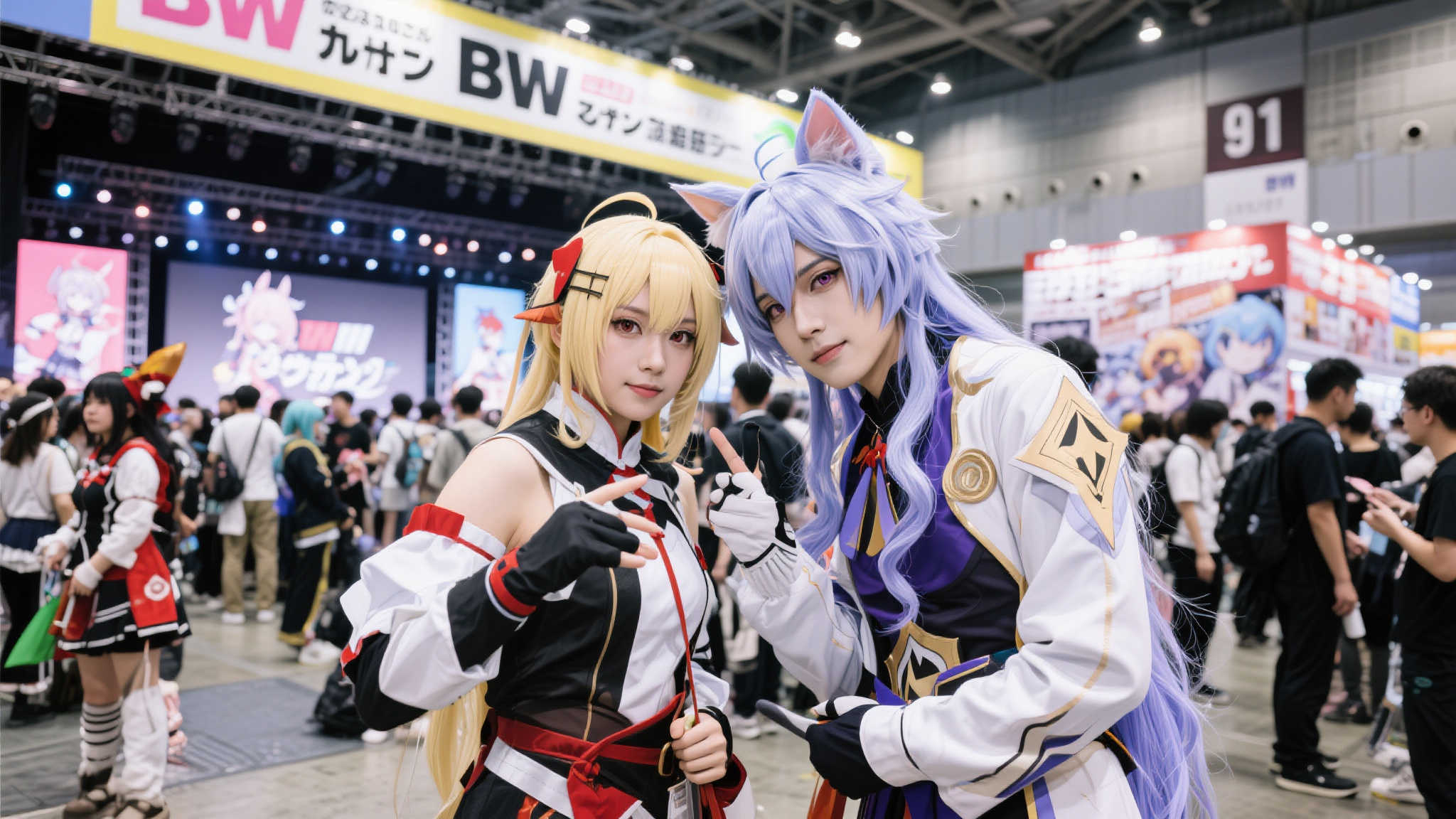 螃蟹账号带你玩转BW2025：打卡谷子当铺，邂逅热门Coser贴贴！